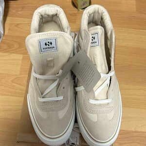 NEW superga mid platform size 7.5